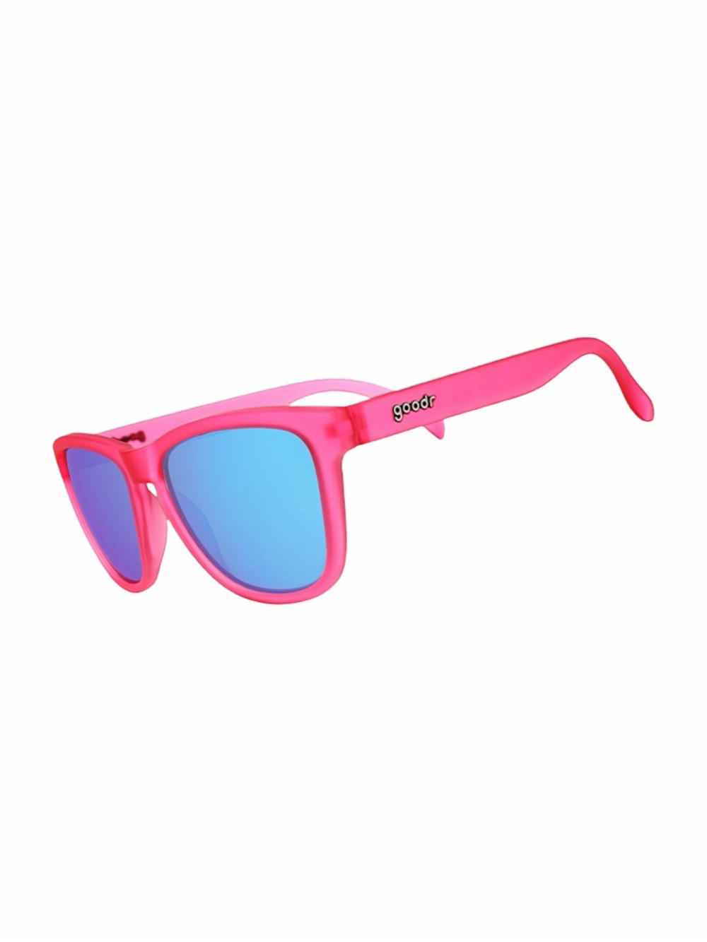 goodr OG Flamingos On A Booze Cruise Rectangle Sunglasses - Pink - Unisex